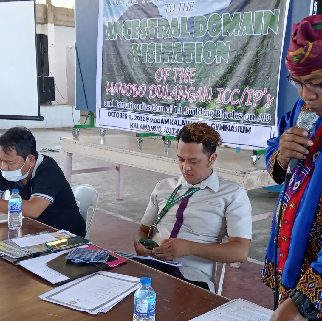 ncipskprov's tweet photo. ATM: 10112022: NCIP Sultan Kudarat Provincial Office headed by Sir ERIC MUNDOG RAZ, CDO III Melodia Joy Flauta, hold its 1st INTER-AGENCY ANCESTRAL DOMAINS VISITATION at the same time the first AIPA)of their Municipal IPMR HON. DATU EDDIE GUGO, held at KALAMANSIG, Sultan Kudarat. https://t.co/5CCY8fv8ss