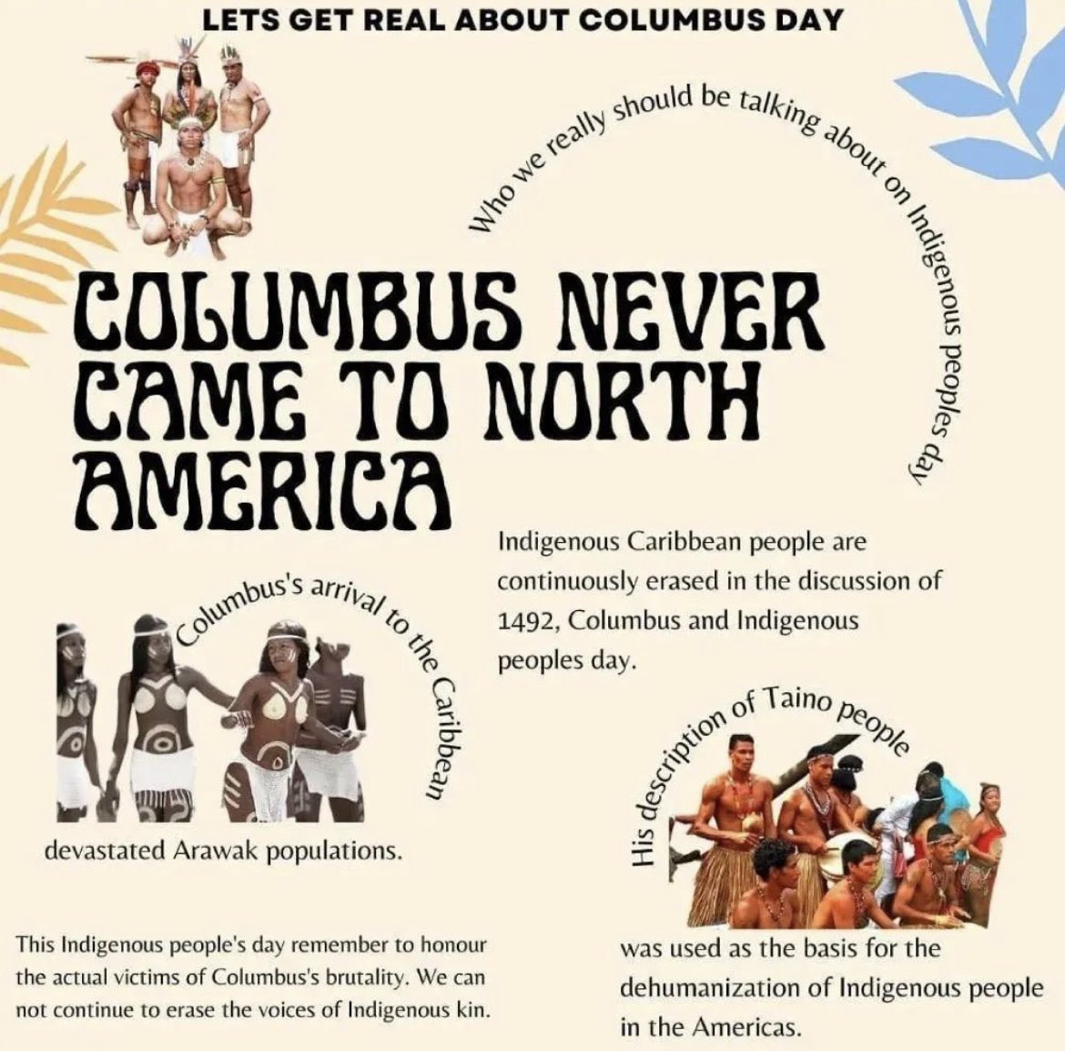 Let’s celebrate Columbus Day by walking into someone’s house and telling them we live there now.

Happy Indigenous People’s Day!
#JusticeforMuwekma #Indigenous #IndigenousPeoplesDay #LandBack #JV #BayArea