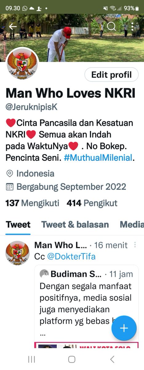Bening Nusantara tweet media