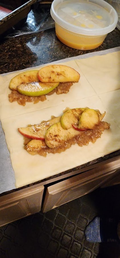 akilbello's tweet photo. Our #collegereadyteen and resident #teenchef is blessing us with apple turnovers! https://t.co/lYa0O6hBPY