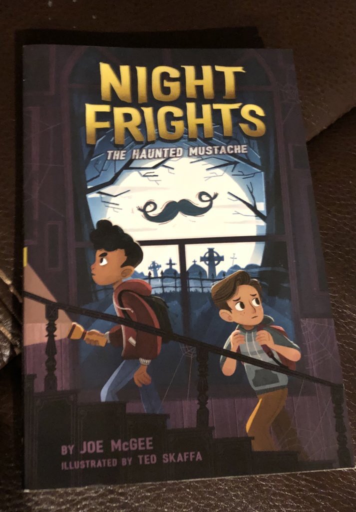 meatheadreader's tweet photo. My littlest little has declared this #spookymglit by @mcgeejp to be the next #WoltjerFamilyBookClub read. https://t.co/HdNrpPBfe9