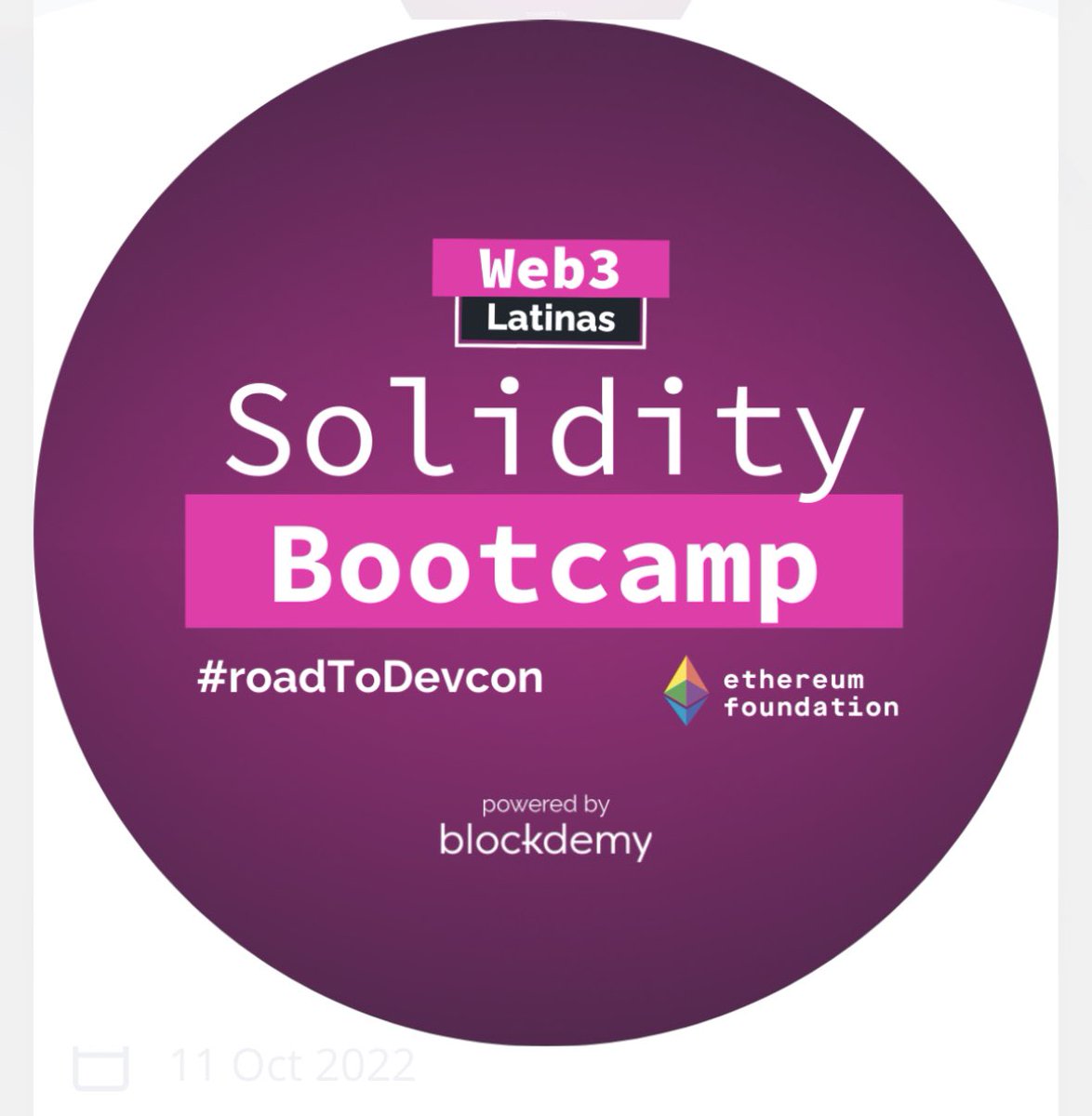 silkarg's tweet photo. Gracias a @Web3Latinas_ @blockdemy  @ethereum por este gran Bootcamp de Solidity. 👩🏻‍💻

Fueron semanas intensas de aprendizaje, pero realmente valieron la pena! 💪🏼

Orgullosa de haber concluido esta etapa y de obtener un nuevo skill! 👏🏼🙌🏼

#womeninweb3 https://t.co/OjJlDb8UFq