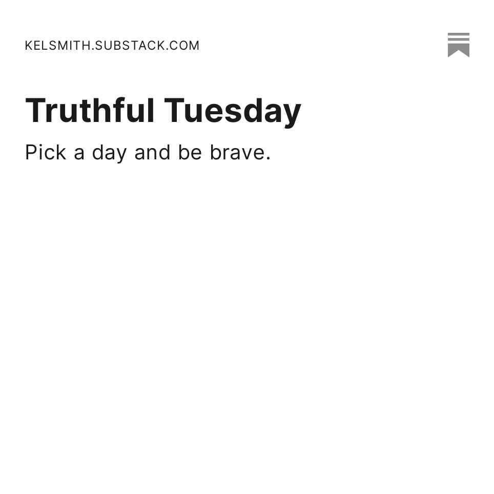ten_speed_'s tweet photo. Well, my latest substack is called Truthful Tuesday. About being too scared to share my writing. So here goes: https://t.co/5wWT6m8MFf https://t.co/o7q816zCZt