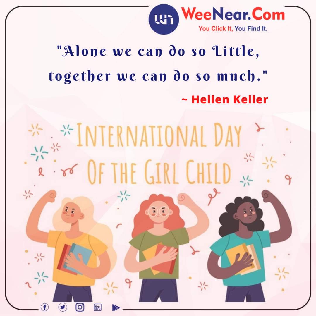 near_wee's tweet photo. International Day of the Girl Child👧
#internationaldayofgirlchild 
#weenear https://t.co/47QzmRP6cP
