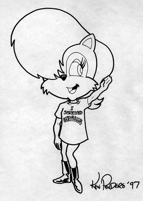 Daily Sally Acorn on Twitter "A surprisingly cute looking drawing of