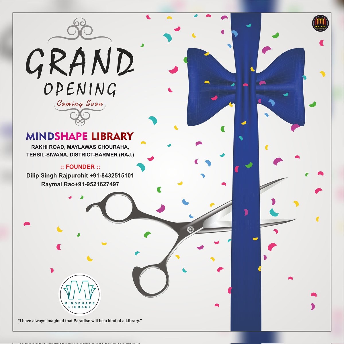 MindShape_Lbry's tweet photo. Opening Soon #MindShape_Library https://t.co/BWO5BjjIfy
