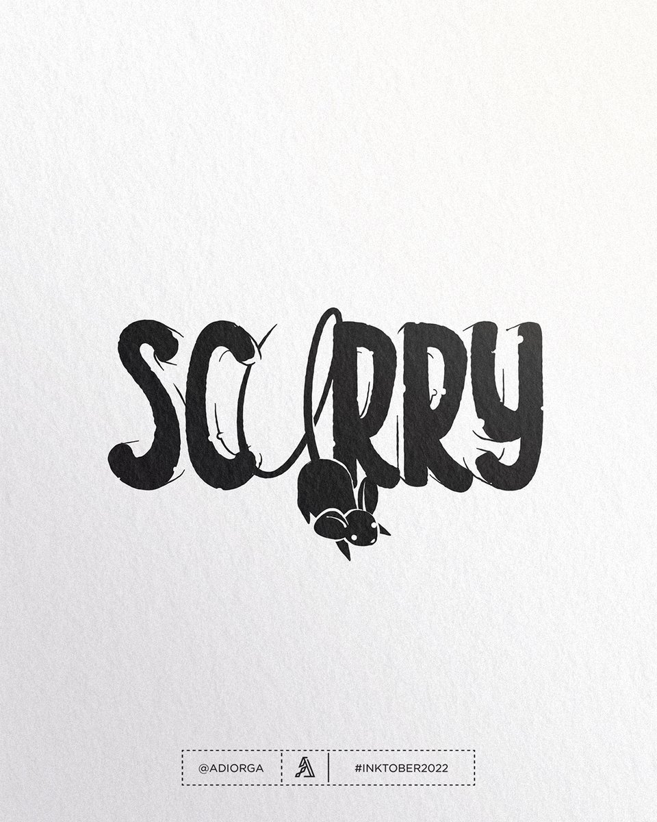 adiorga's tweet photo. SCURRY

#inktober2022scurry #inktober #inktober2022 #typography #lettering #logodesign #adiorga #adrianiorga https://t.co/xRYDOGRf2p