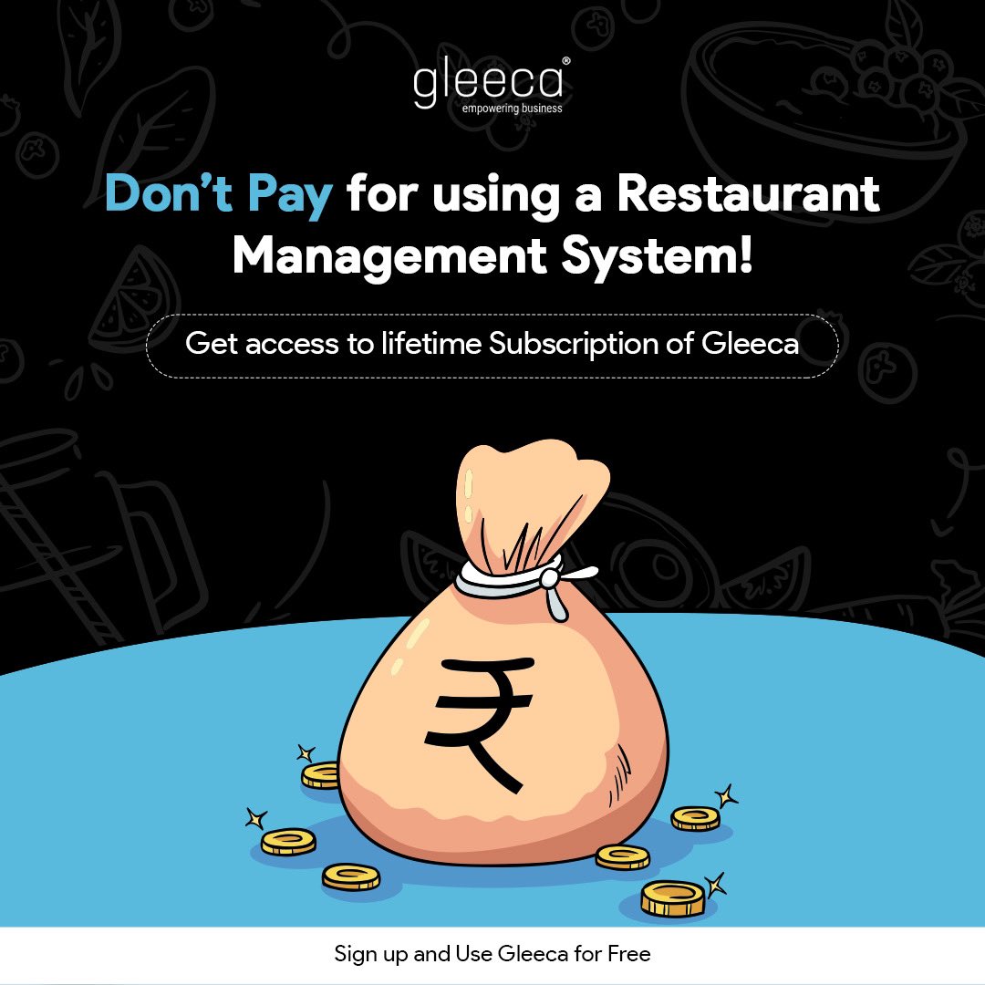Rajeshwarkp's tweet photo. Gleeca offers Free Restaurant Website & Management System for Restaurateurs. Switch to the smartest Restaurant Management
System to help nurture your brand.
Visit https://t.co/GOM9gfiThf
#gleeca #Restaurantmanagementsystem #Restaurants #restaurateurlife #POS
#restaurateur https://t.co/Ru8DpsaAb3