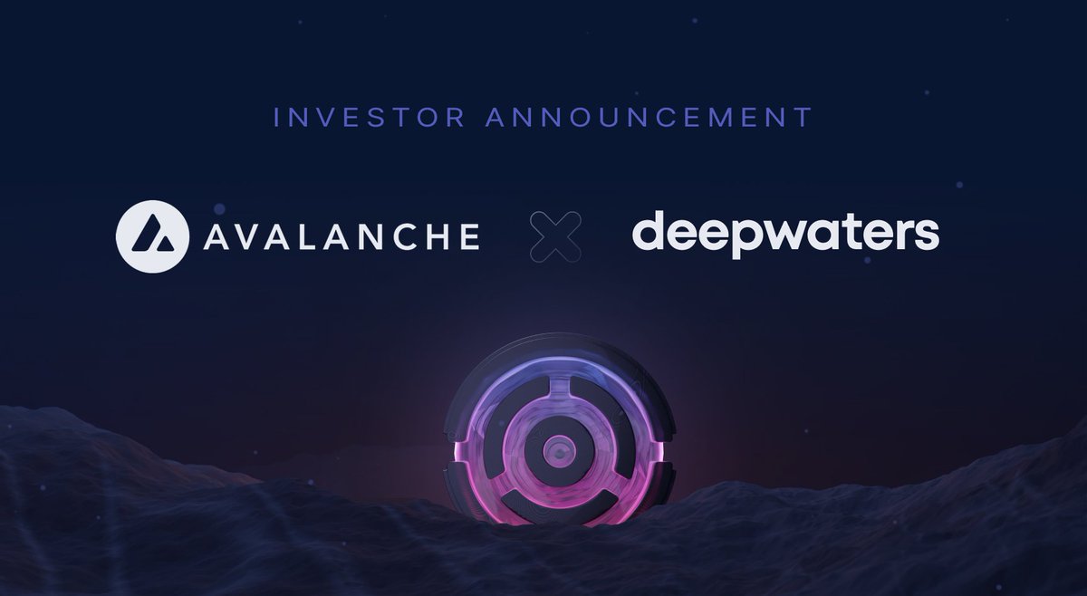 Blazingly Fast, Low Cost, &amp; Eco-Friendly. That's right - Our latest Investment Partner is the one and only @avalancheavax #AVAX  deepwaters.xyz/blog/investmen…