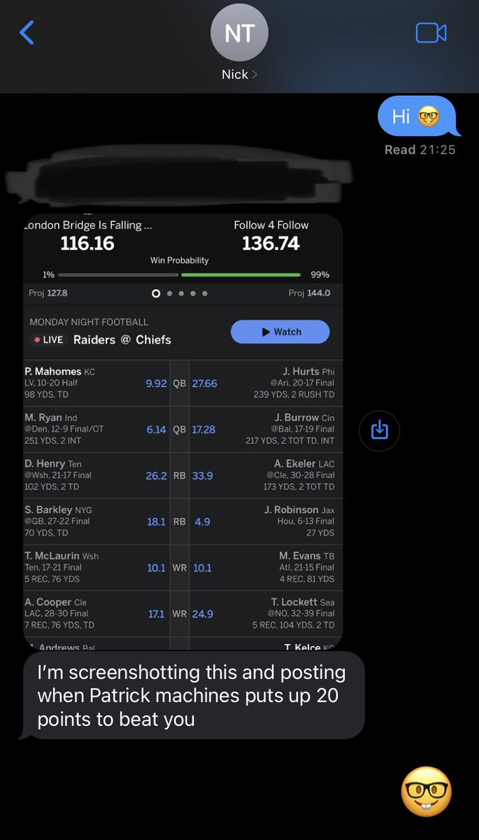 pvpetegaming's tweet photo. Hey @YouLoveNicktana 🤓

Please everyone who sees this retweet, football fan or not 💜

Yung Nicholas now owes us an out of pocket sentence on stream, an ice, and a whole mess of push-ups. https://t.co/sXttHr0DQv