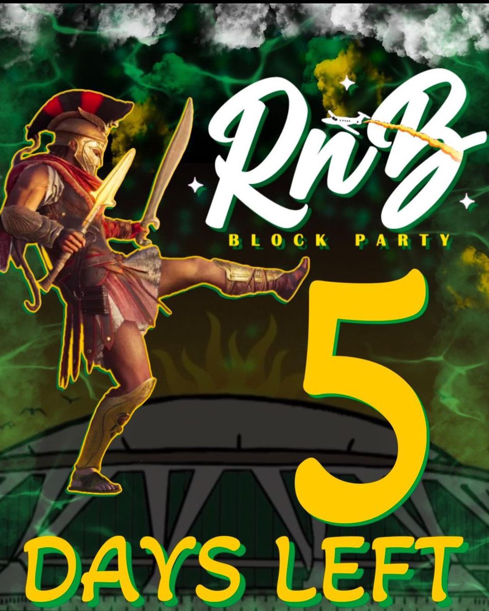 DJDIRTYDI's tweet photo. We are officially on the clock , 5 days until we #PackThePlaza for @rnbblockpartyva , if you don’t have your tickets already I suggest you  get that situated ASAP! #NorfolkState #NSU #NSUHC2022 #HOMECOMING https://t.co/6F5OpRFn9X