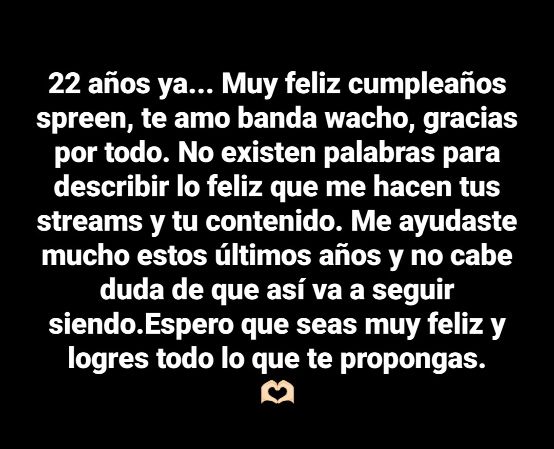 SPRXCRR__'s tweet photo. Feliz cumpleaños @SpreenDMC TQM🫶🏻 https://t.co/X4SOIKTIhT