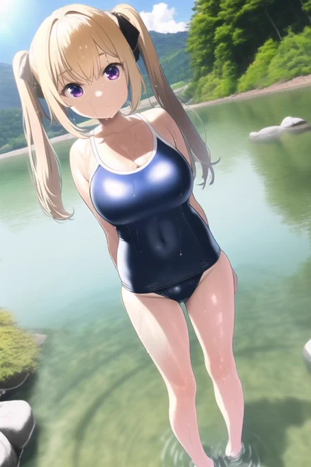 ロリ巨乳のコツを教えていただいたのでリベンジ
 #NovelAIDiffusion 