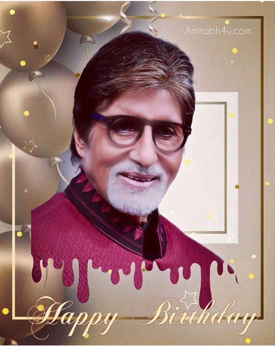 TirthnathY's tweet photo. सदी के महानायक अमिताभ बच्चन जी को उनके जन्मदिन पर कोटि- कोटि शुभकामनाएं https://t.co/x4yutvFvFx