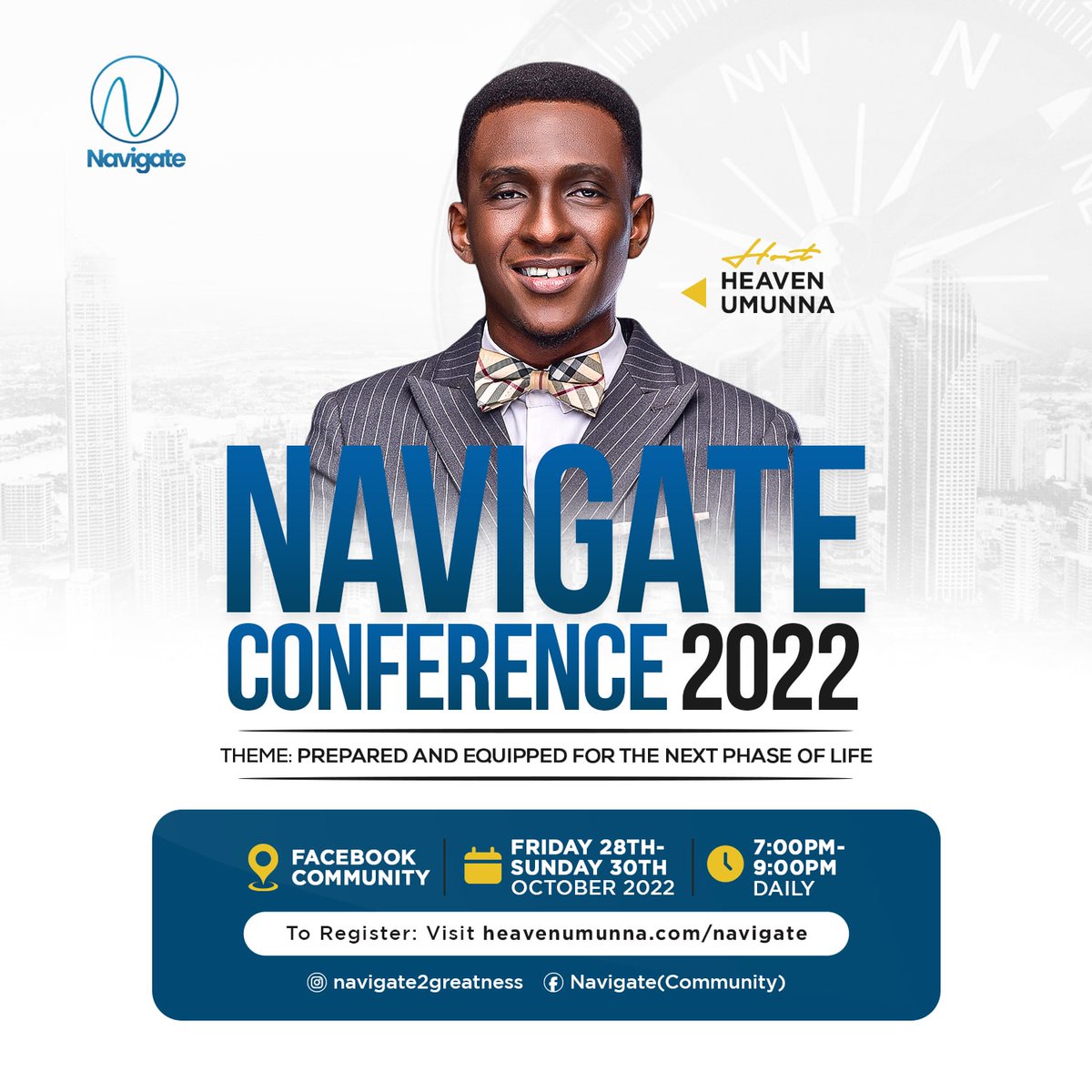 clinton_ogbeja's tweet image. Figuring out what to do next with your life can be a daunting task for a young person but with proper guidance, we can navigate our path to greatness and fulfillment.

#Navigate22
#TheNextPhase

Link in the comments section👇