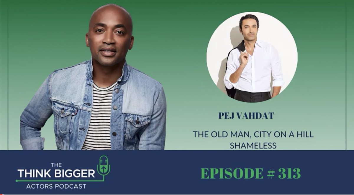 geraghtyvl's tweet image. @pejvahdat What a great interview! Episode 313 – #PejVahdat – Think Bigger Actors Podcast youtu.be/ekkvsevA6fI via @dajuanjohnson