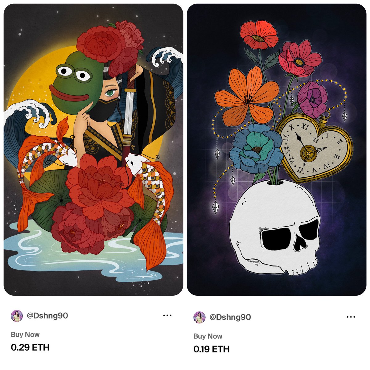 DSLN90's tweet photo. Available on @foundation 
https://t.co/e4rOuM4Llo
#NFTCommmunity #NFTs #pepe #FrogFam #nftcolectors https://t.co/Mw08NWCsJQ