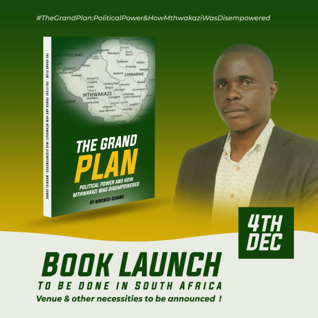 Another book launch on the pertinent issues pertaining Guguraundi, Mthwakazi and Zimbabwe. Let us join the young man.