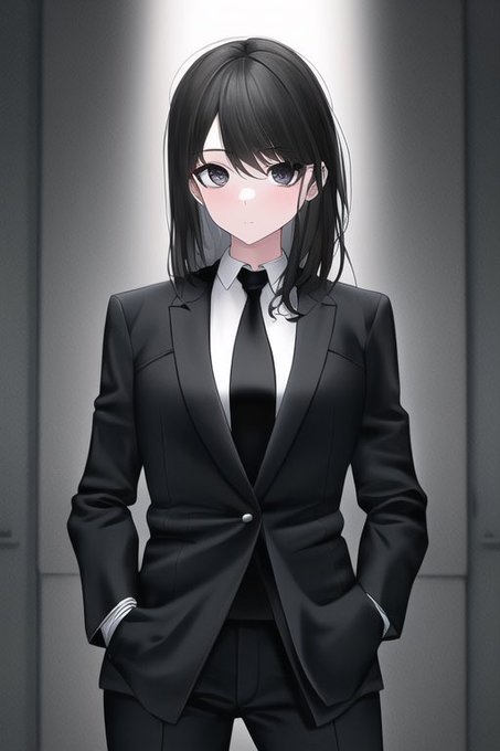スーツ女子のtwitterイラスト検索結果