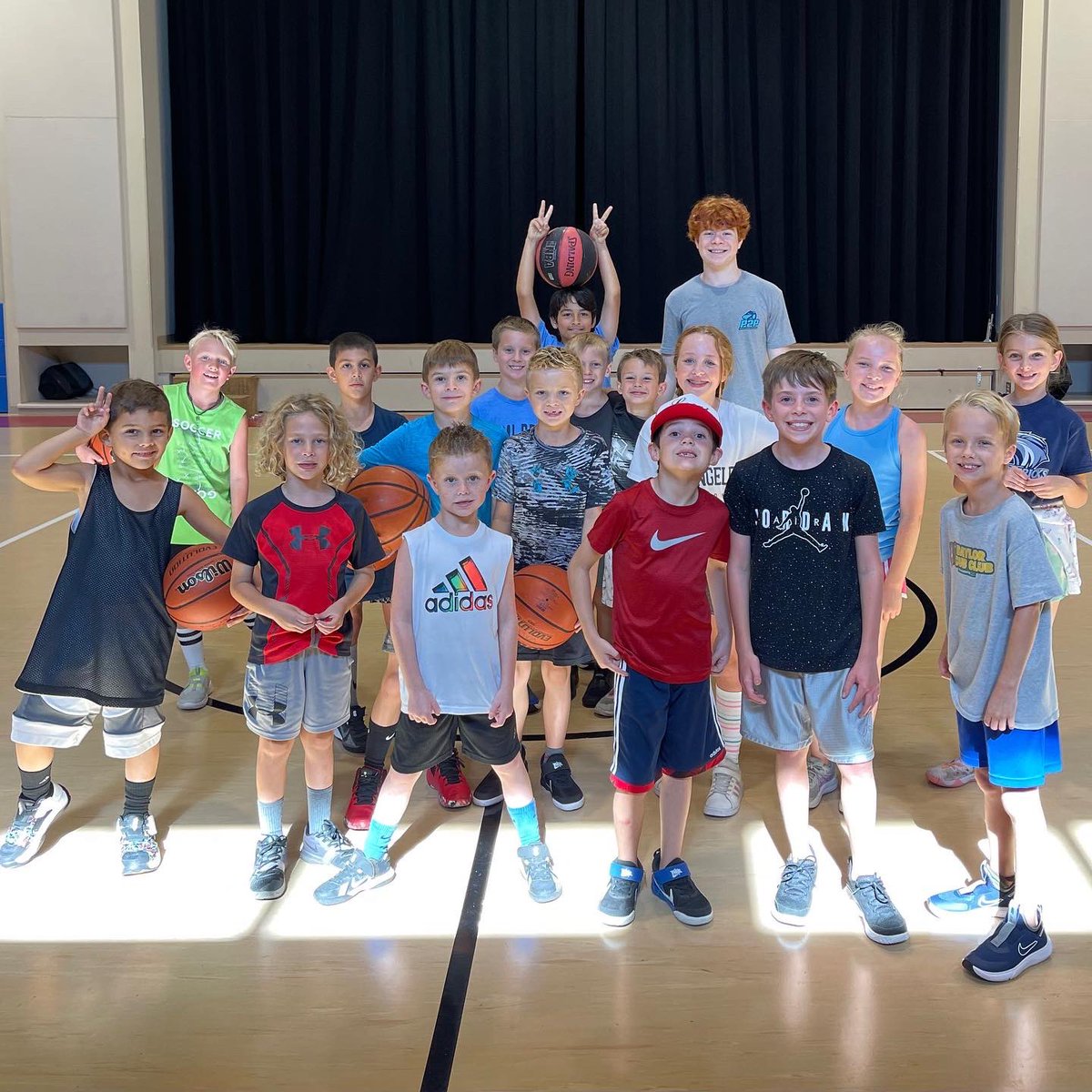 myplayer2player's tweet photo. BEST. DAY. EVER!! We got to hang with 100 of our closest friends ALL DAY! So much fun teaching the sports we love to the next generation! Same time, same place next school holiday! See you then! πππβ½οΈπβΎοΈπ₯π₯ #player2player https://t.co/x7lJU6pzEX