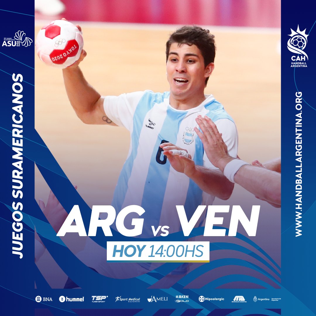 ¡JUEGA ARGENTINA! 🇦🇷⚔️ 🏆 @asu2022oficial 🗓️ Fecha 1 🆚 Venezuela 🇻🇪 ⏰ 14:00hs 🏟️ Centro de Entrenamiento Olímpico, Asunción 🇵🇾 📺 @TyCSports - @PanamSports