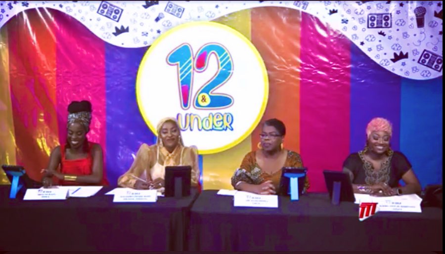 BstlyColdStoute's tweet photo. Aunty Kimmy was Head Judge for the preliminary rounds of #12nUnder hosted by the fab @VaughnetteB on #TTT.
I had the pleasure of being entertained &amp; impressed by our talented young Trinbagonians, alongside @abeo_jackson, Rayshawn Pierre-Kerr, Dr. Leah Brown &amp; @AshleiaBaksh.❤️🤍🖤 https://t.co/lqUiC3JlNb