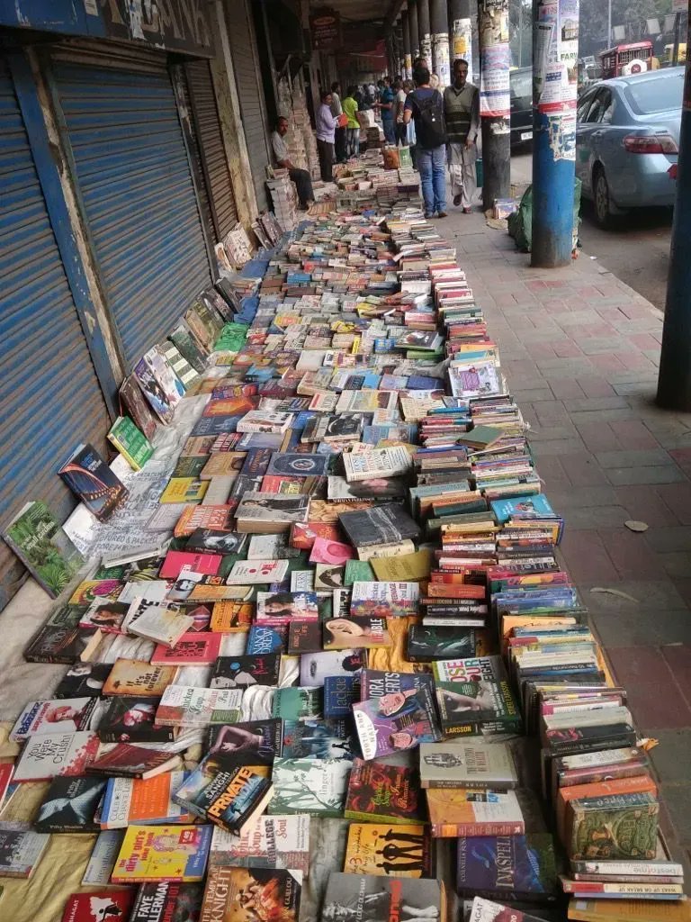 Sunday book market, New Delhi