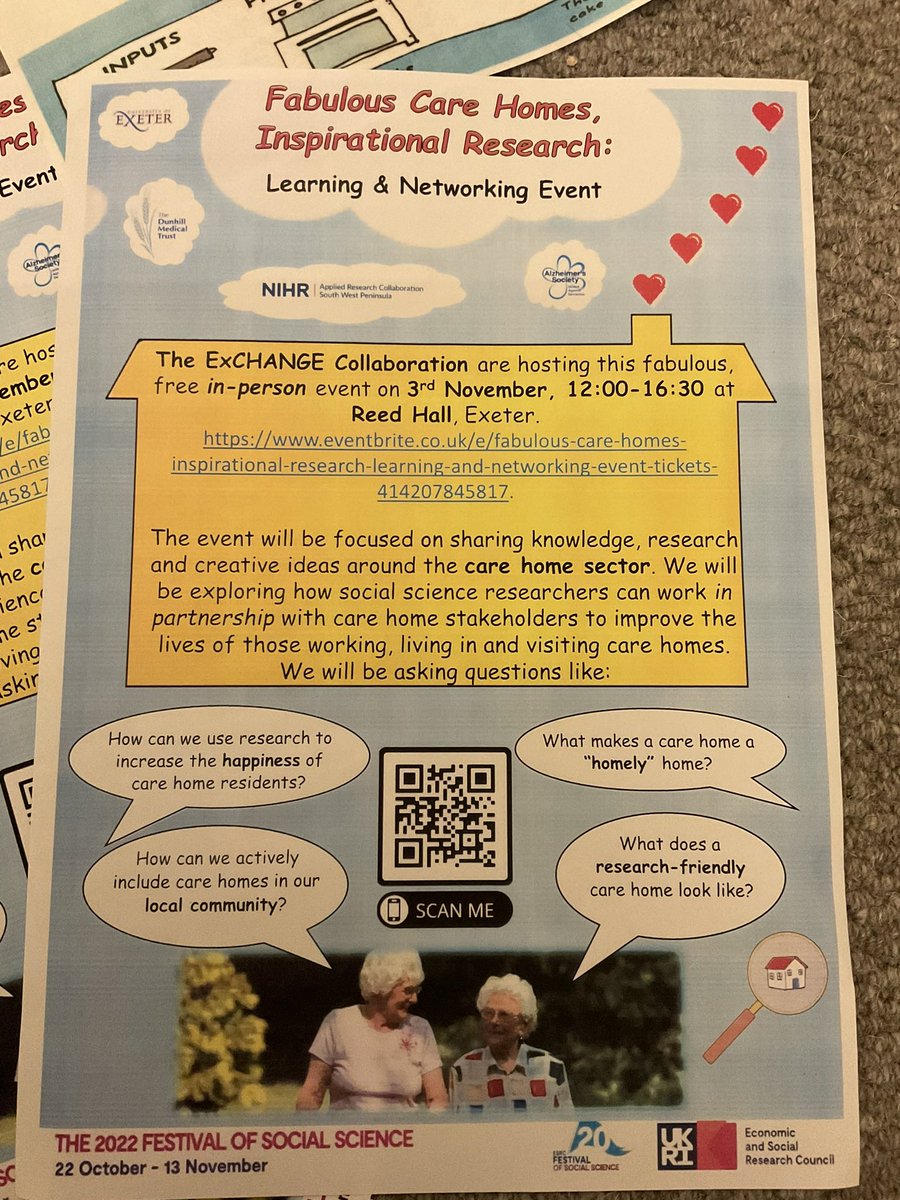 CoxonGeorge's tweet photo. This will be a brilliant culmination of work over the last 2 years of carehomes &amp; researchers #sharingourtreasure &amp; respective learning-Spread the word &amp; sign up asap 🤩 @TOMNetworkUK @jane_milligan @AchesonNigel @IanHobbs5 @TribbleNicola @Becbaines @geoffreydcox @devoncarehomes https://t.co/0H9CBXROjc