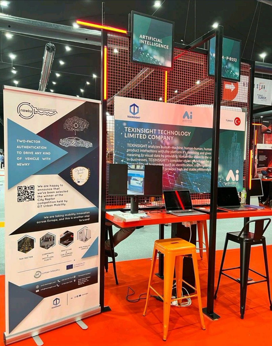 texinsight's tweet photo. We started the #Gitex Global Tech Exhibition today at the #NorthStar Hall 7, P-153, P-154 🚩

Let's come and discuss our 🏆 winning #mobility focused new solution #newky the two-factor authentication for vehicles! 🔐

If you're around just ping us 🎯

#texinsight #humanlikevision https://t.co/wPTYmNJUid
