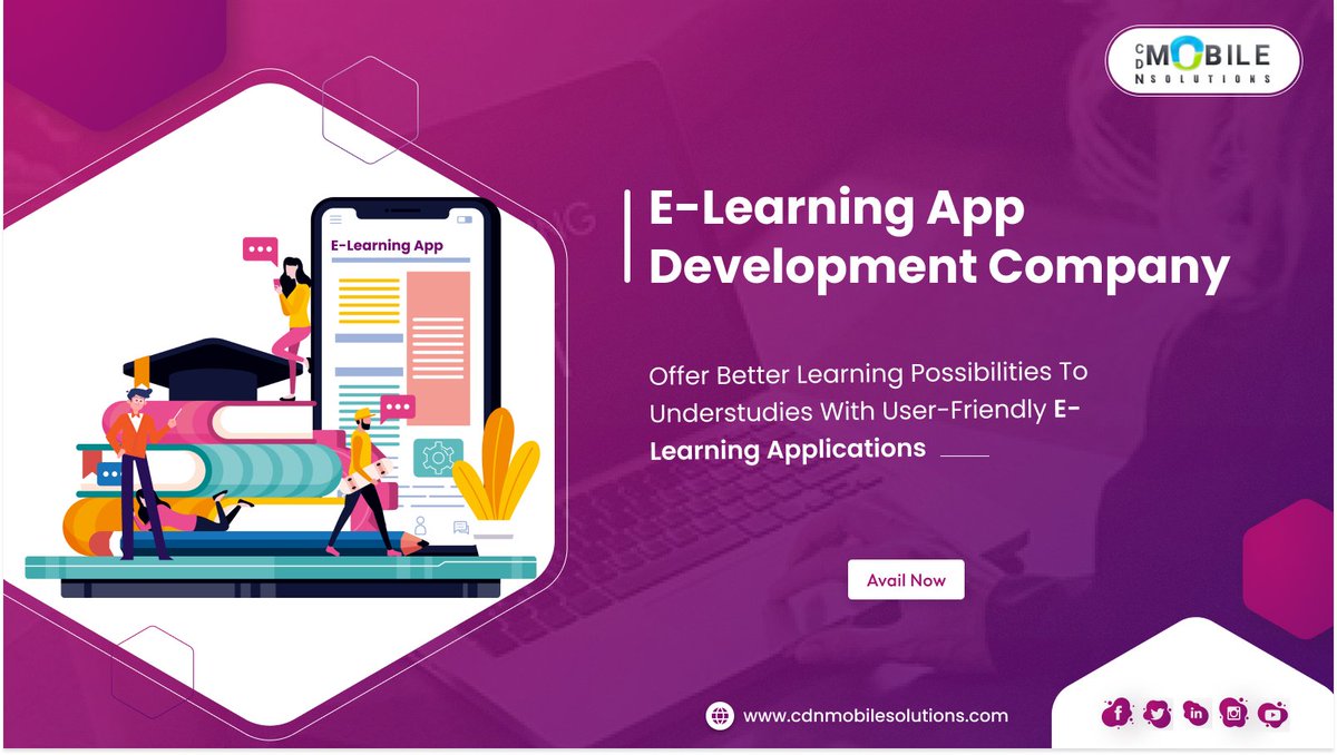 cdnmobilesoln's tweet photo. Intending to provide better learning possibilities to future generations we are footing towards a digital revolution. Connect with our professionals for #elearningapp development & become a part of the changeover
https://t.co/rETdKAPZCj
#elearningsolution #elearningapp #CDNMobile https://t.co/GAgdNSWXjL