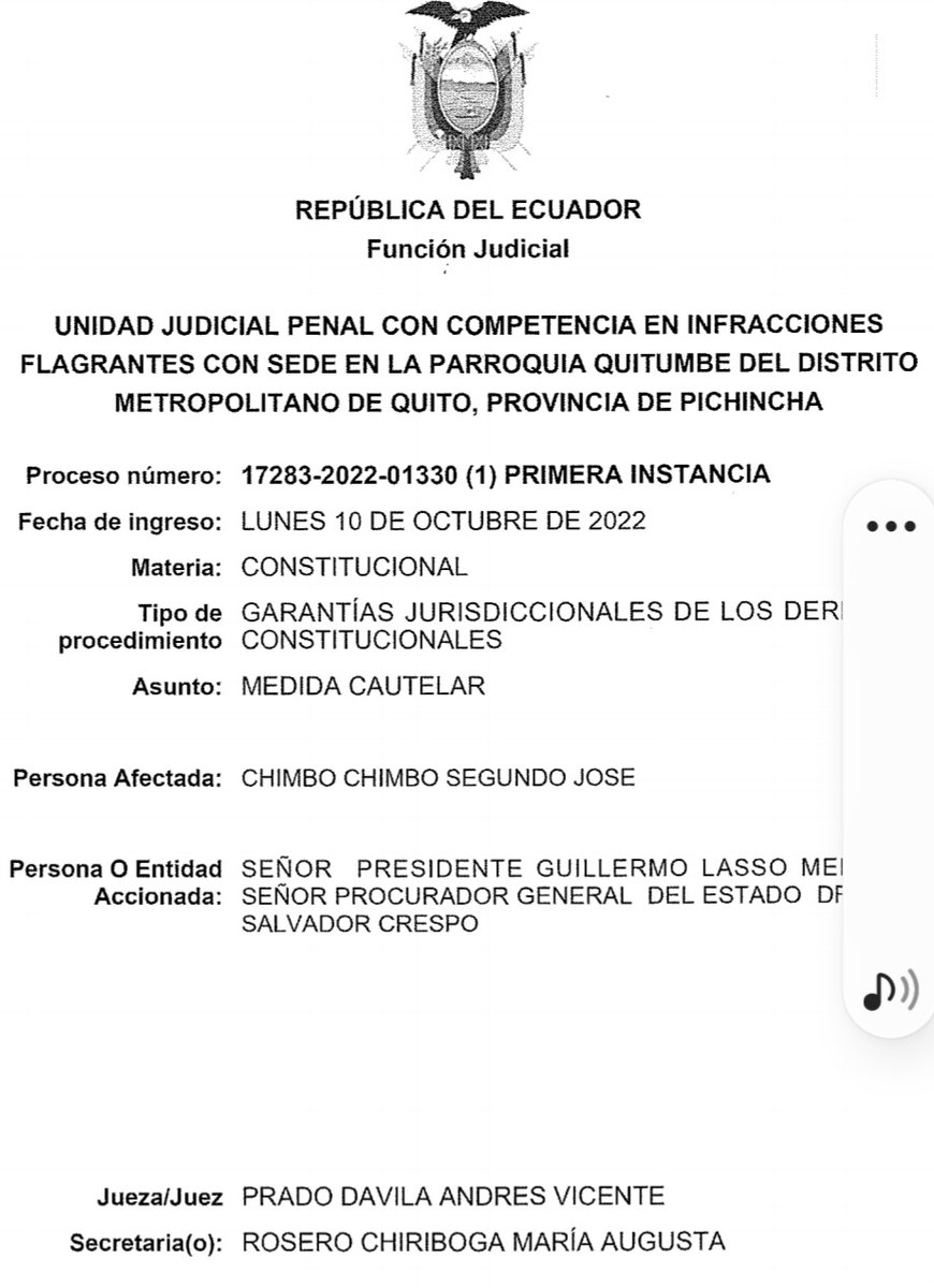 Presenté una Medida Cautelar para proteger los derechos de los afiliados y que no se conforme un Consejo Directivo del IESS con un Decreto Ejecutivo inconstitucional e ilegal. La Asamblea debe tratar con urgencia la Ley.<a href="/CJudicaturaEc/">Consejo de la Judicatura</a> <a href="/LassoGuillermo/">Guillermo Lasso</a> <a href="/AsambleaEcuador/">Asamblea Nacional</a> <a href="/IESSec/">IESS</a>
