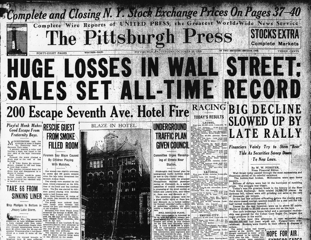 Stock Market crash of 1929