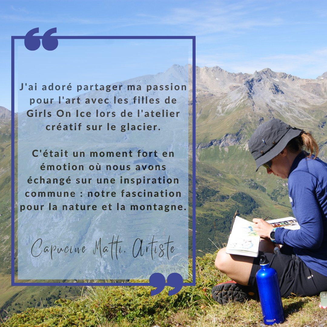 ige_eu's tweet photo. Un grand merci aux #artistes qui nous rendent visite à chaque fois lors de nos expéditions! Cette année, il s'agissait entre autres de la merveilleuse illustratrice @capsurlamer.

#GirlsonIce #outdoorart #illustration #inspiringgirls #womeninstem #inspiring #sheadventures https://t.co/wc7oGgTTe4