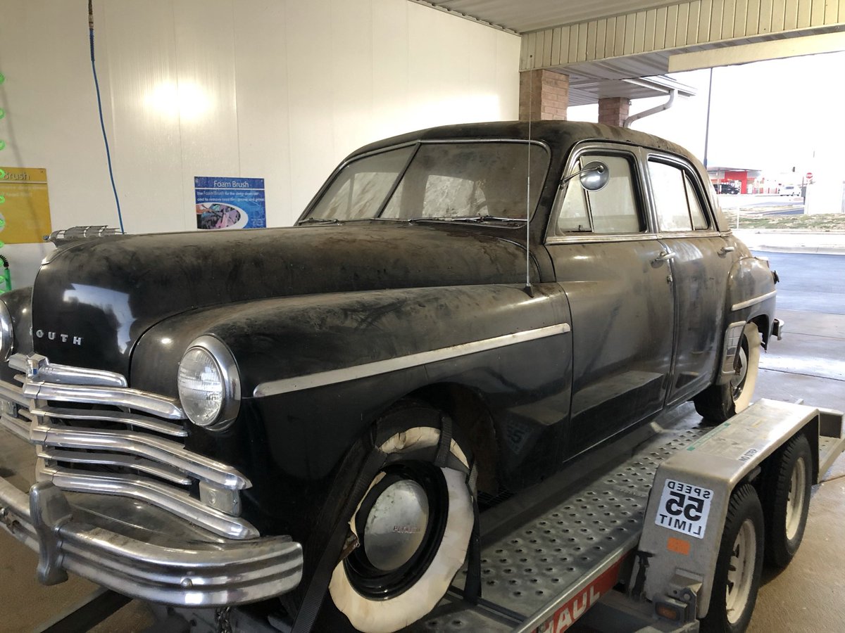 BrinkhoffJeff's tweet photo. @LadeBackk Bought for my son to get running after 25 years in a shed- two years later realized we don’t know how to work on cars https://t.co/kRyfAvaiza