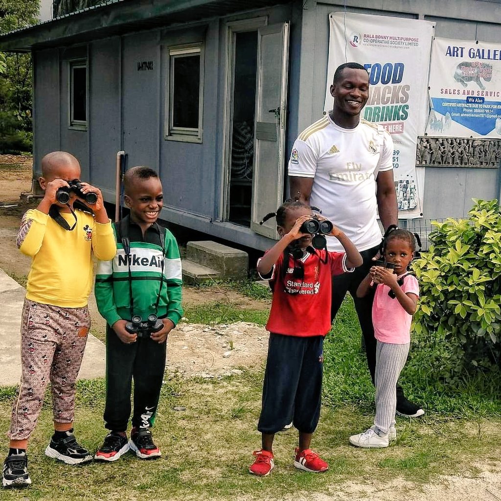 dees_green's tweet photo. The slogan for the 2022 World Migratory Bird Day campaign is “Dim the Lights for Birds at Night!”. We engaged Children and Youth to the awesome bird expedition and tree planting to mark the day. Take action today to protect them. #conservation #birdwatching https://t.co/RV8fm0vx2L
