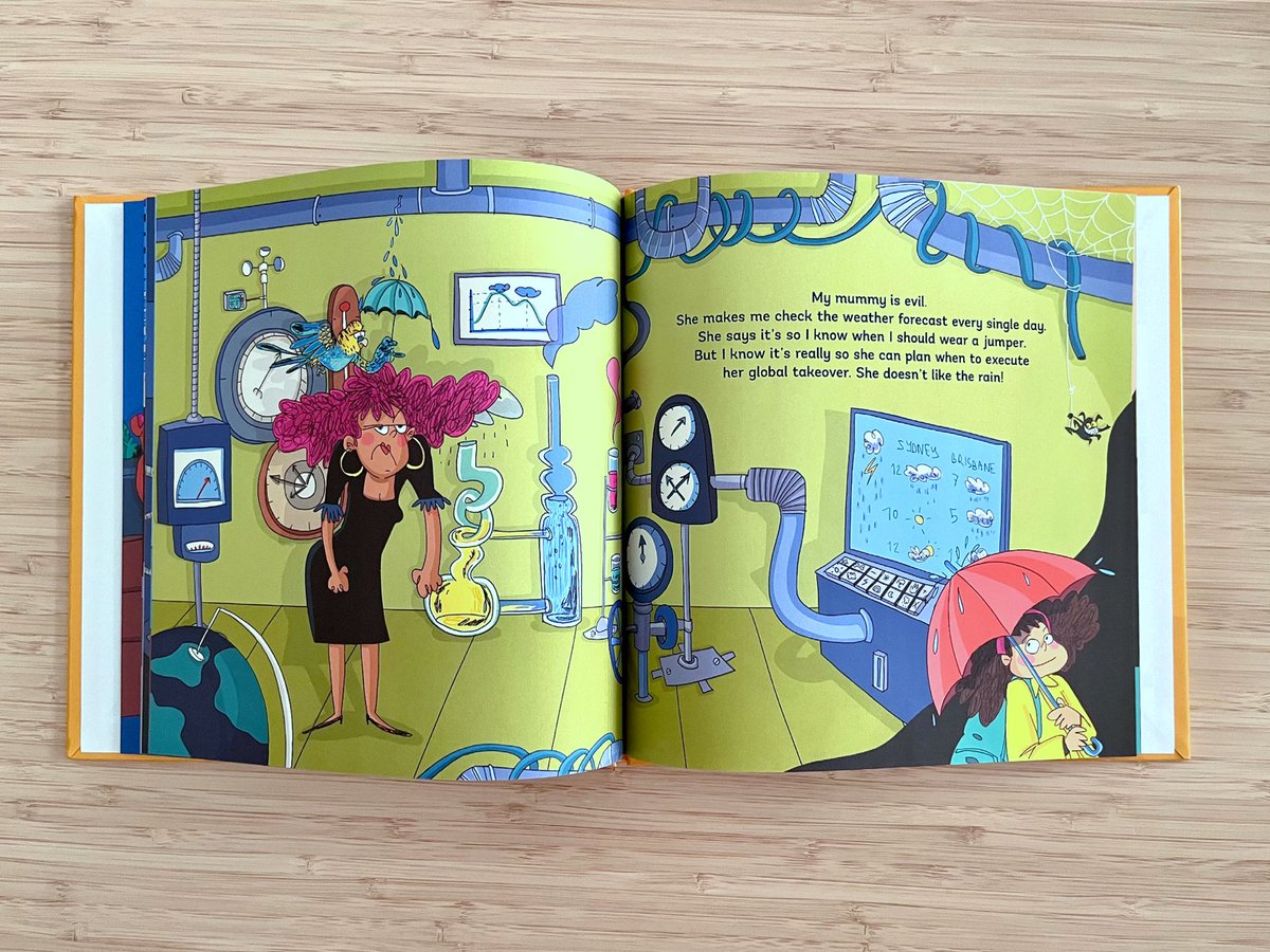 TadaaBook's tweet photo. A pack of evilness arrived. 😈

My Mummy is Evil, written by @MelissaGijsbers, illustrated by @gokceyavasonal 

#ChildrensBooks  #illustration #selfpublishing #KidLit  #KidLitArt  #booksmith https://t.co/PRjZQWcwUF
