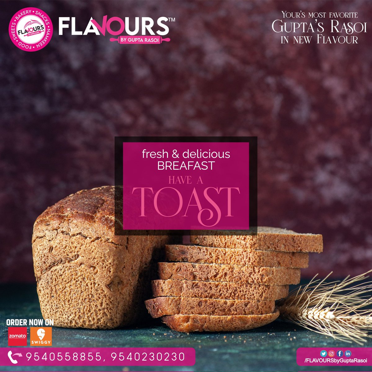 FLAVOURSbyGR's tweet photo. Fresh & Delicious Breakfast HAVE A TOAST
.
.
.
#whitebread
#samosa #bread #breadmaking #bakerybread #freshbread #muffins #cupcakes #flavours #guptasrasoi #guptarasoi #fbgr #flavoursbyguptarasoi #tasteofindia #pavbhaji #desifoodie #dahibhalla #bewowindia #indiansweets https://t.co/MTHAVVOKES