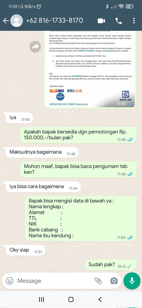 Cyberpvnk_'s tweet photo. @mrshananto Disclaimer : gw bukan penipu, itu penipu bego chat di nomer pribadi gw dan pas gw ladenin kemudian gw kata-katain diblokir, akhirnya gw chat dgn format yg sama kek dia pake nomer kerjaan dibalesnya gini, dia bego apa gimana sih itu kan modus dia sendiri kok diladenin 😭 https://t.co/JiA4qiJCYt