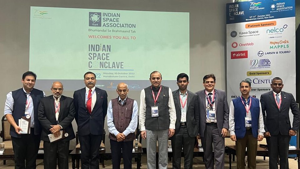 tdbgoi's tweet photo. @Dr_VKRai (Project Head) @tdbgoi participated in the session ‘Enabling #Space for Common Man’ at the #IndianSpaceConclave organized by ISpA - Indian Space Association in association with @isro & @INSPACeIND. https://t.co/1HWsLjOh8t
