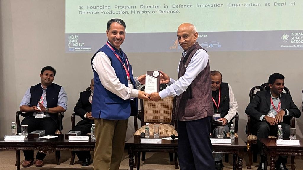 tdbgoi's tweet photo. @Dr_VKRai (Project Head) @tdbgoi participated in the session ‘Enabling #Space for Common Man’ at the #IndianSpaceConclave organized by ISpA - Indian Space Association in association with @isro & @INSPACeIND. https://t.co/1HWsLjOh8t