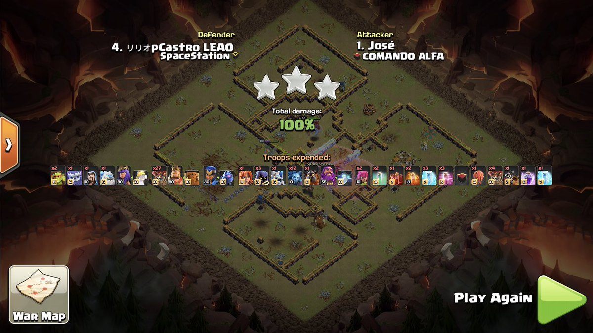 Último torneo de TH14 como 
Finalistas de Fire Fiera 10 Edición 

Felicidades! @SpaceStationCOC

Gracias @AlphaMxEsport por la oportunidad🔥