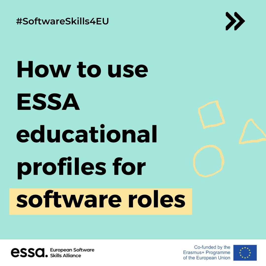 software_skills's tweet image. 📊 @software_skills #edu profiles translate the employers’ skills needs into educational terms with measurable learning outcomes.
Educational institutes, employers, training providers, and individuals can use them freely ⏩
bit.ly/3rLUMLv