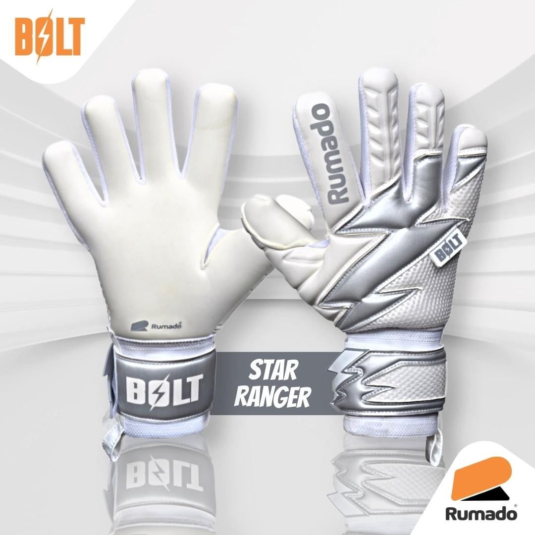 RumadoSports's tweet photo. As a goalkeeper, it's important to be a team player. But with the new Bolt-StarRanger gloves, you can also be a one-man show. These gloves are designed for goalkeepers who like to take charge and take control of the game ⚡🥅⚽

 #rumadosports #bolt #starranger #goalkeepergloves https://t.co/MTmOyKi0BB