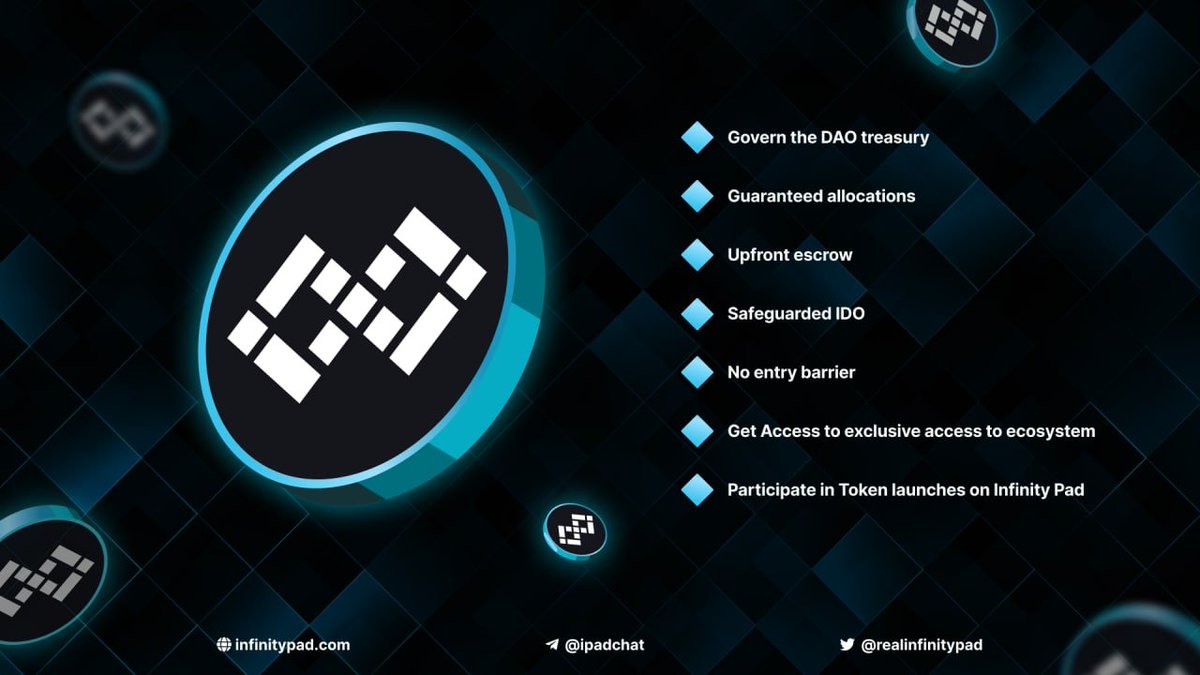 Realinfinitypad's tweet photo. A utility that goes far beyond expectations
✨
1/ $IPAD offers its community well assessed projects in early stage while providing a safeguard to its contributors; which means, projects that under perform will have the unpaid portion automatically refunded to our users. https://t.co/LI769a02OQ