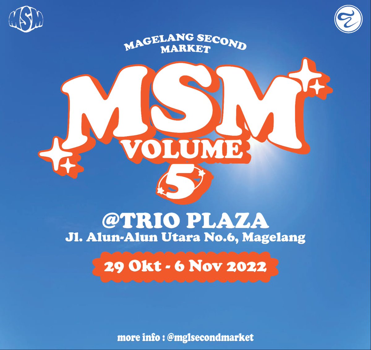 Bentar lagi yak! Awulers,merapat.. #MagelangSecondMarket #Volume5 #ThriftEvent