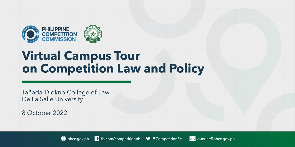 CompetitionPH's tweet photo. HIGHLIGHTS: Students from the @DLSUManila x @DLSU_Law are introduced to the salient parts of the Phil Competition Act as part of this year's Competition Law Campus Tour series.
To learn more, visit https://t.co/gVfNsbC9vd.
#CompetitionPH
#PartnersForCompetition
#PCCxDLSU https://t.co/dNU7oyoTQ6