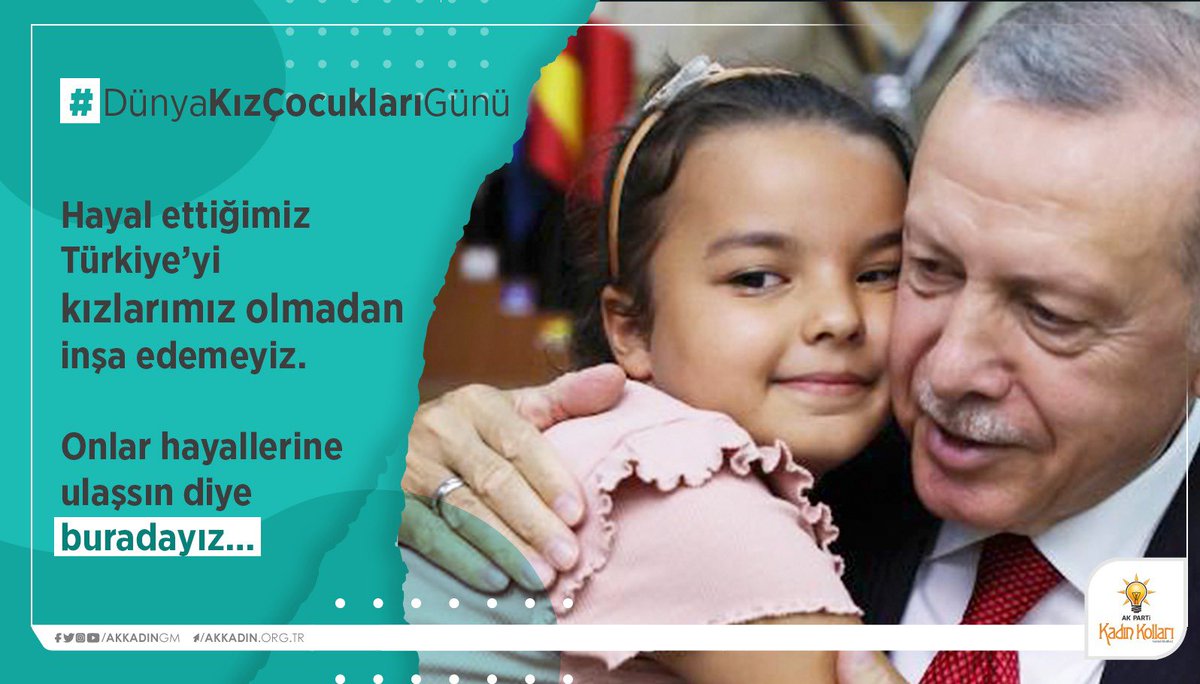 Nevruzelmadag's tweet photo. Hayali olmayanın hedefi de olmaz.
Sizler hayaliniz peşinde koşarken, bizler de hayalinize ulaşmanızda sizlere destek olacağız.

#DünyaKızÇocuklarıGünü kutlu olsun.

@aysekesir @hakanhanozcan @hatice_cakmak_ @mustafahasgul https://t.co/O6rDdzfMaq