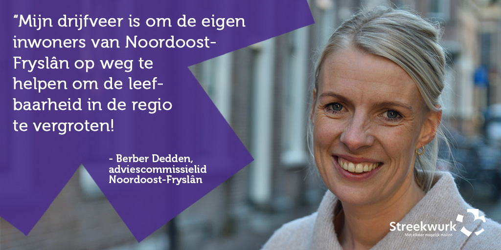 Wil jij, net als Berber, meehelpen om de mienskip in Noordoost-Fryslân mooier te maken? En de leefbaarheid te vergroten? Word dan lid van de adviescommissie Streekwurk in deze regio! Reageren kan t/m 30 oktober 👉streekwurk.frl/vacature/
#vacature #mienskip #subsidies