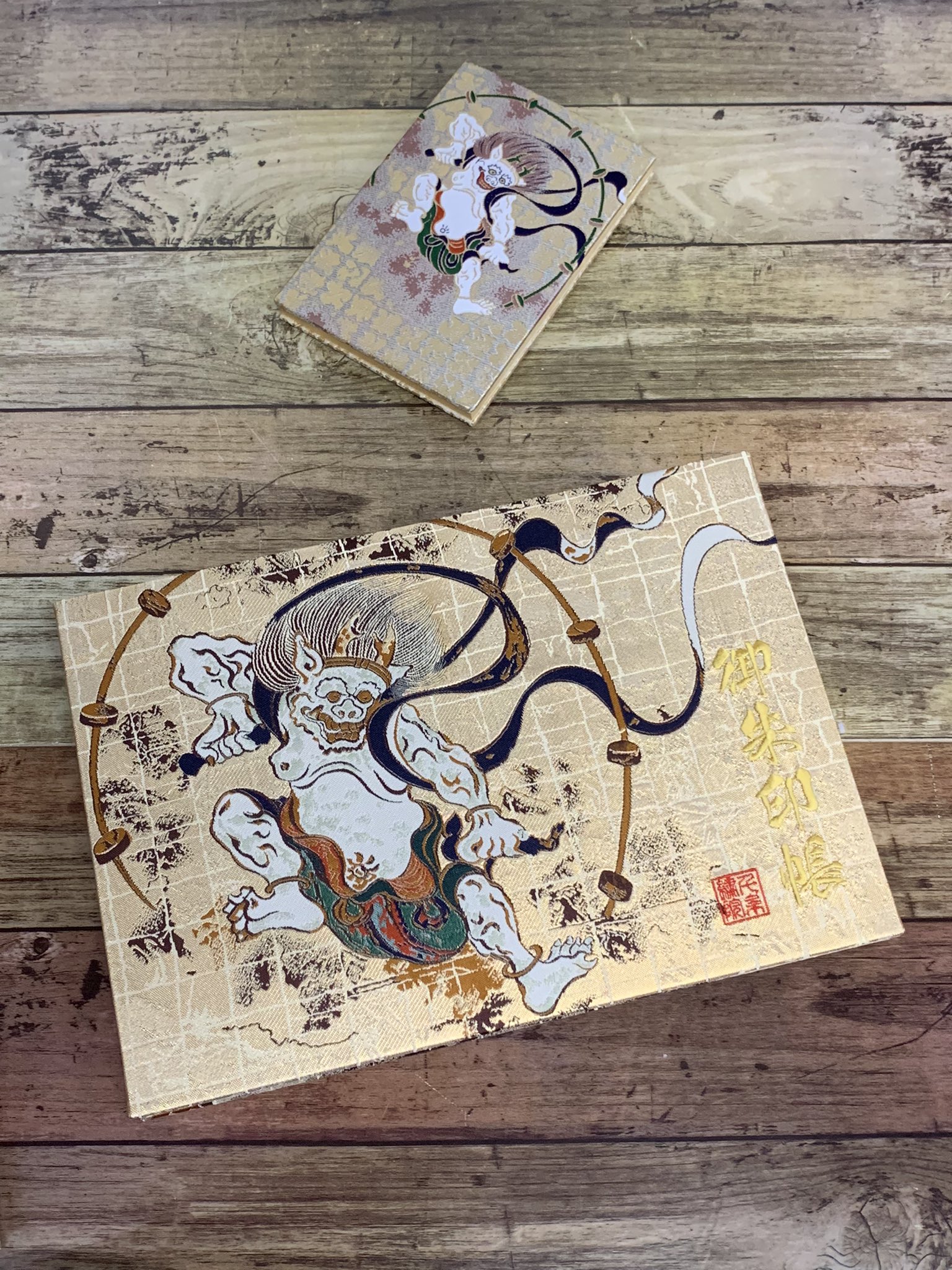 萬福寺✖️千糸繍院コラボ限定見開き御朱印帳『丑』