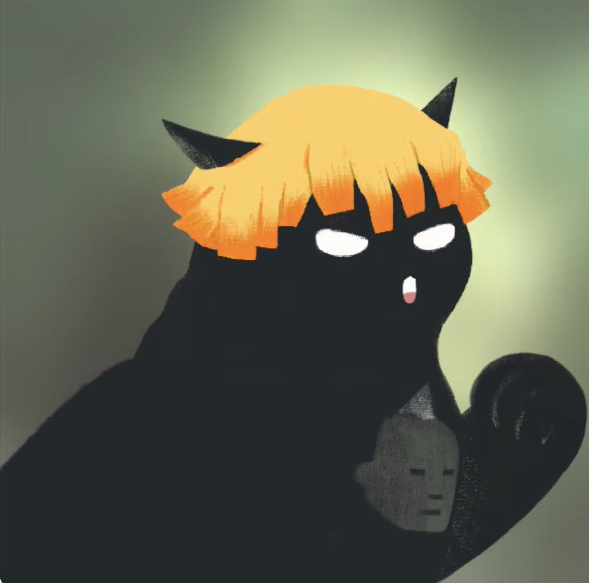 Just bought a MIMIC SHANS, very Punk style. Since childhood I also like cats, even if it is a mascot for themselves. <a href="/MimicShhans/">MIMIC SHHANS Official 🐈‍⬛</a>